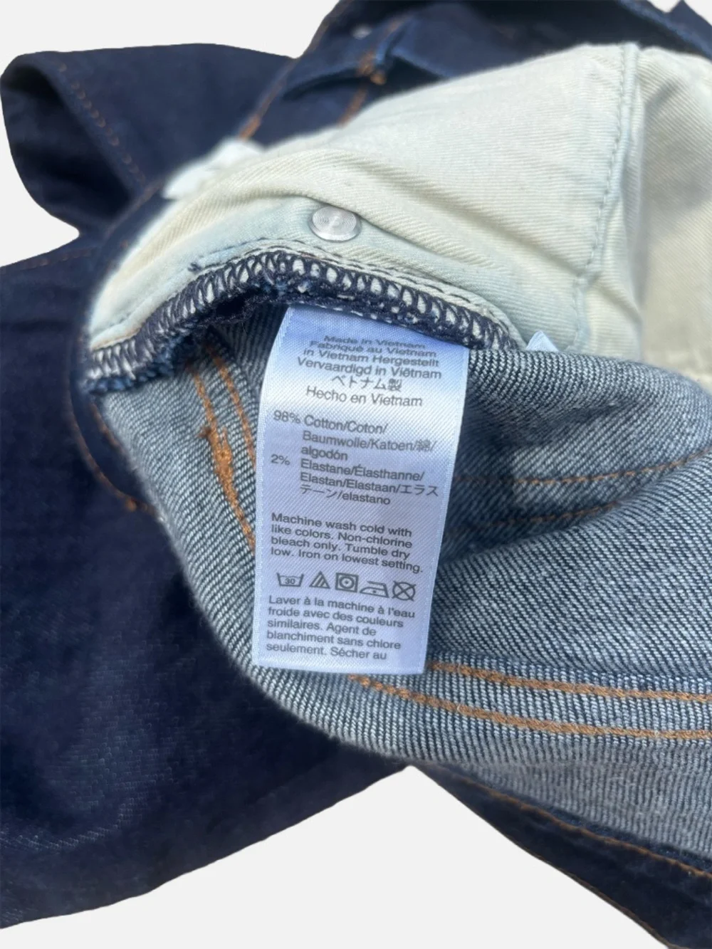J.Crew 484 Slim Stretch Indigo Jeans 34x40